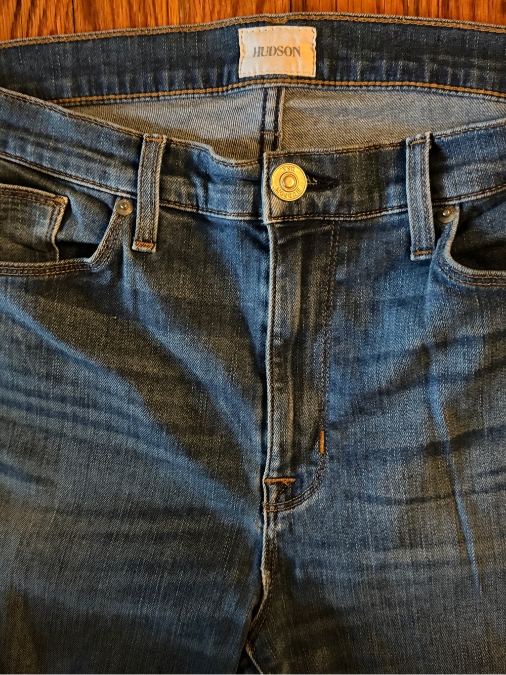 Hudson Jeans Men’s Dark Blue Slim Straight Jeans